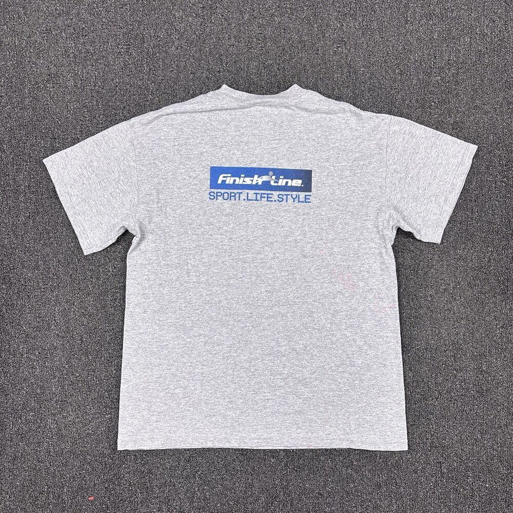 Vintage Finish Line T Shirt Choose To Play Y2K Casual Shirt Mens Size Small